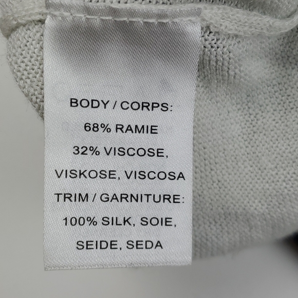 MOTH Anthropologie Striped Ramie Sweater Shirt - Picture 6 of 8